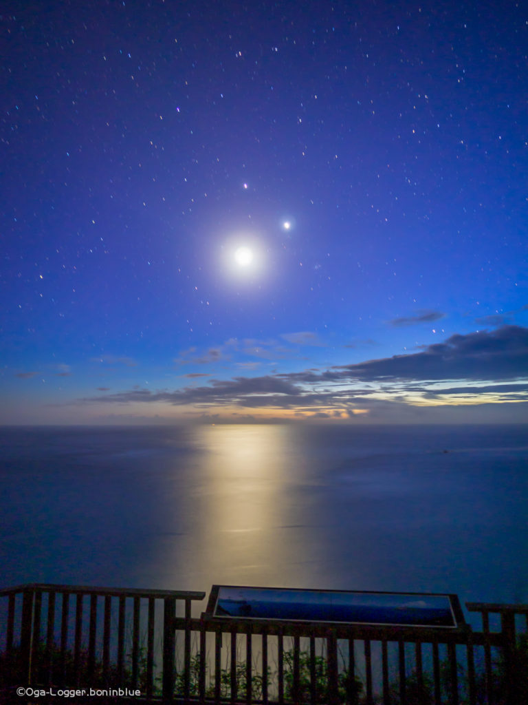 ウェザーの月夜と凪の海